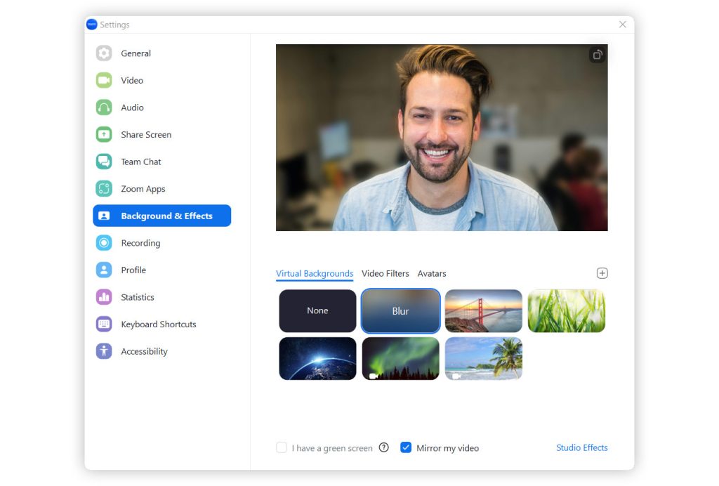 How to Blur Background in Zoom